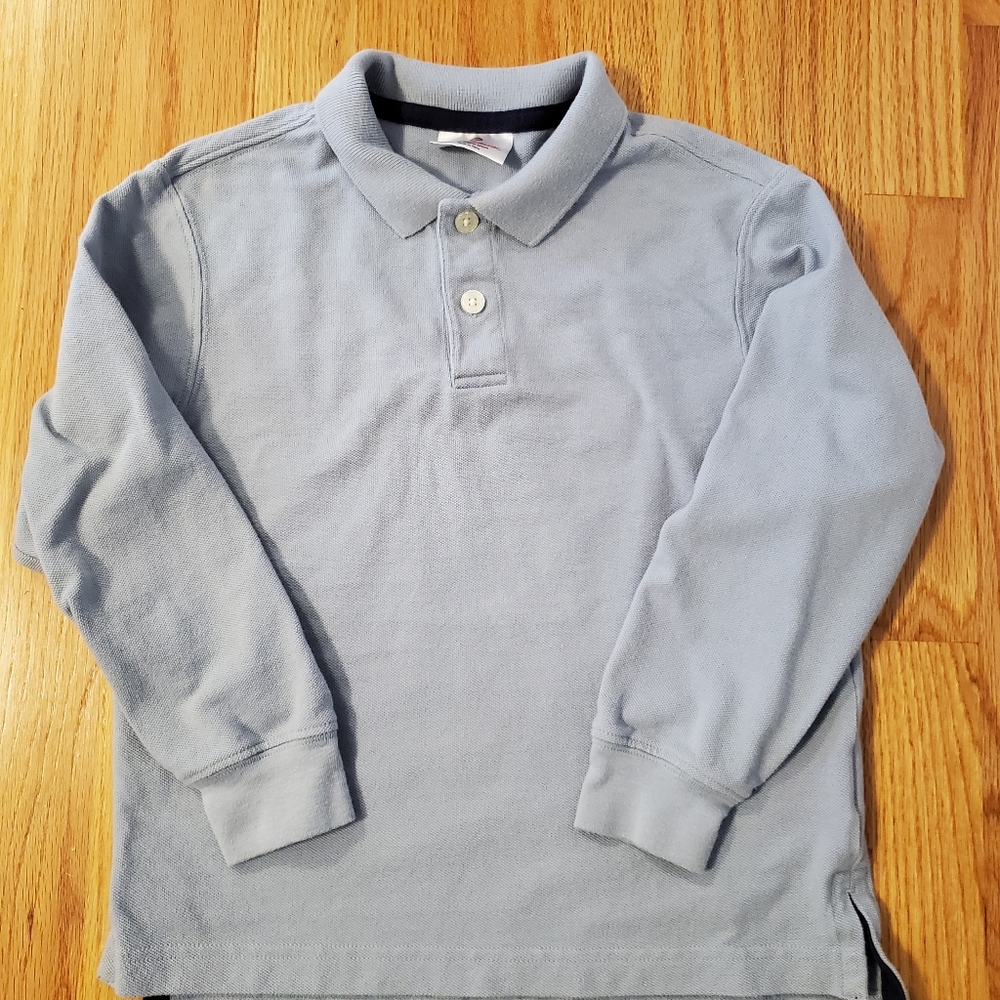 Hanna Andersson Very Gud Organic Cotton Long-sleeved Polo